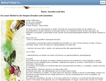 Tablet Screenshot of biohof-elbtal.com